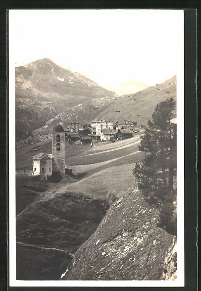 Cartes postales: Avers-Cresta, Ortsansicht aus der Vogels – D'occasion à Berlin par bartko-reher