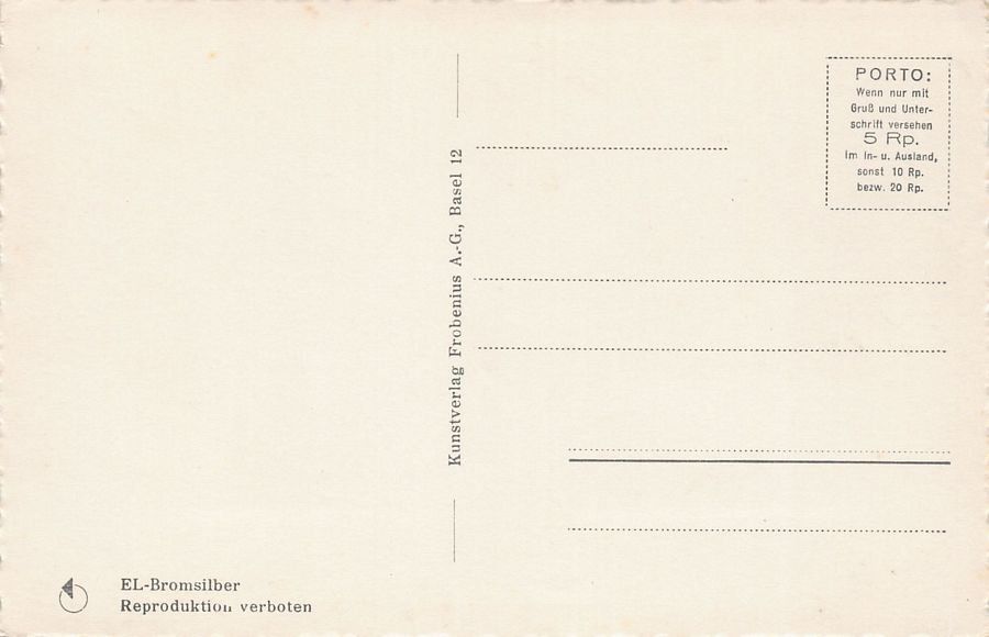 Cartoline postali: Bern, Rathaus, um 1935 – Usato da Frauenfeld venduto da POML 1