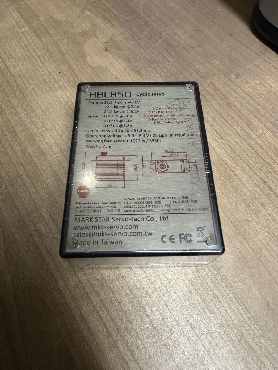 Modellismo RC: Neues MKS HBL850 Digital Servo – Nuovo e nell'imballaggio originale da Hindelbank venduto da Diavel.SZ 1