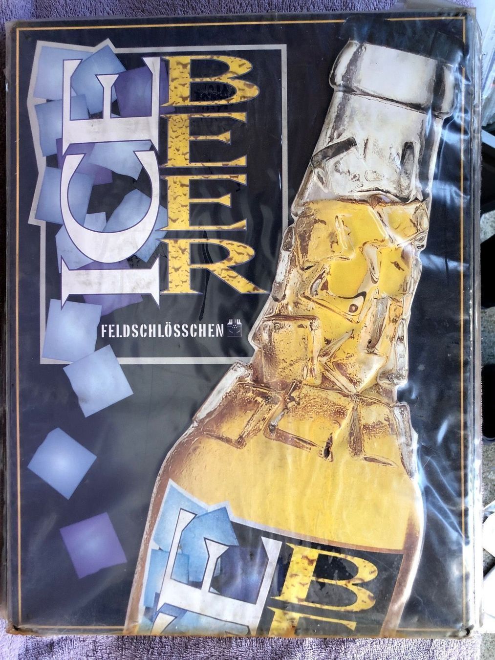 Insegne: Feldschlösschen ice bier beer deko – Nuovo (secondo la descrizione) da Reinach AG venduto da rares75