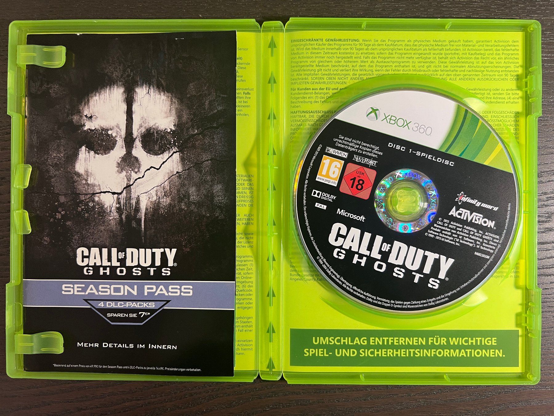 Microsoft Spiele: Call of Duty - Ghosts – Gebraucht aus Zürich von GameFreunde 2