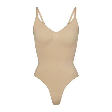 ATEM  Body sculptant nude à fines bretelles