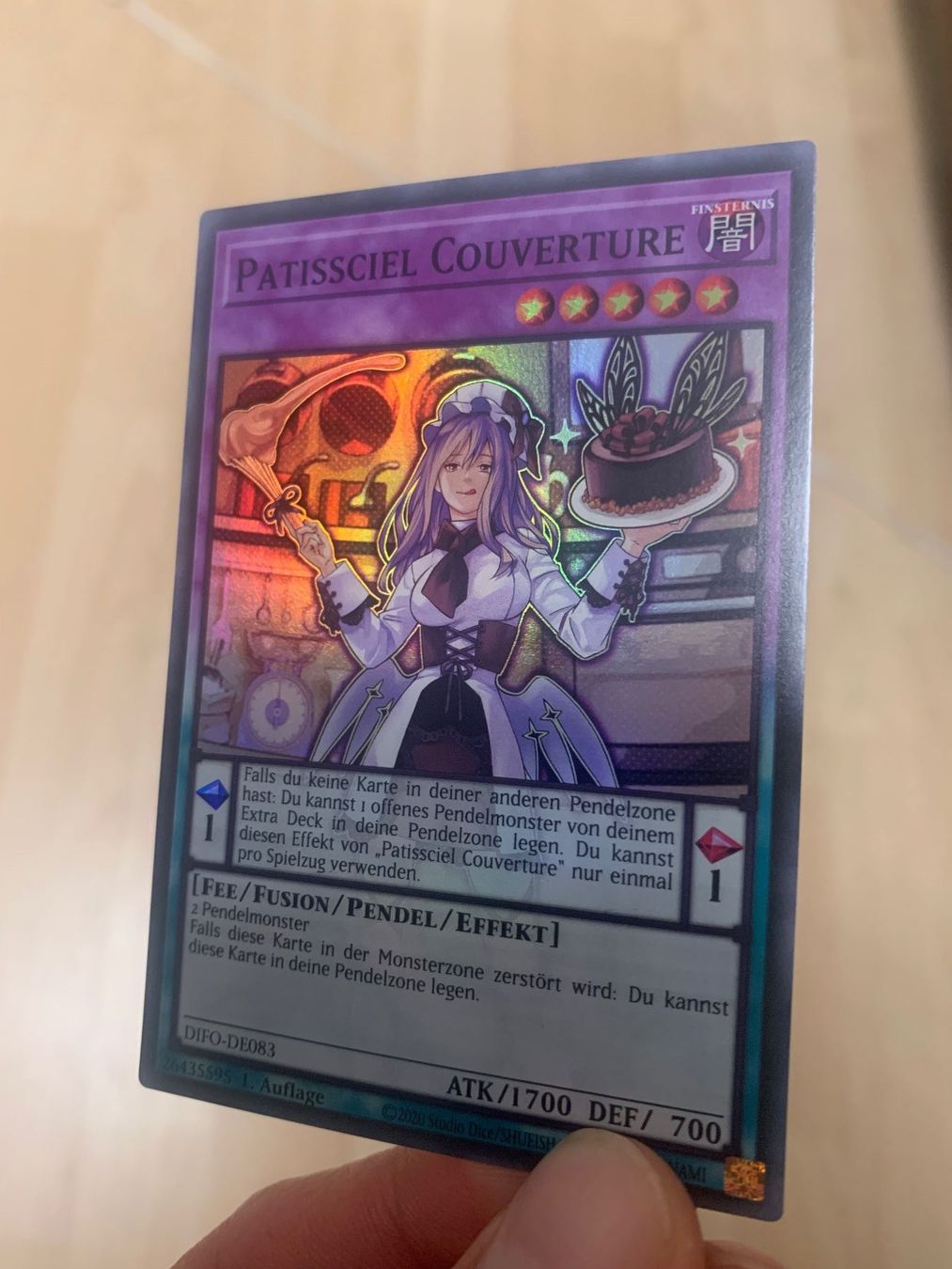 Yugioh Carte collezionabili: Patissciel Couverture, DIFO-DE083, Super Rare – Nuovo (secondo la descrizione) da Gränichen venduto da Pauli94 1