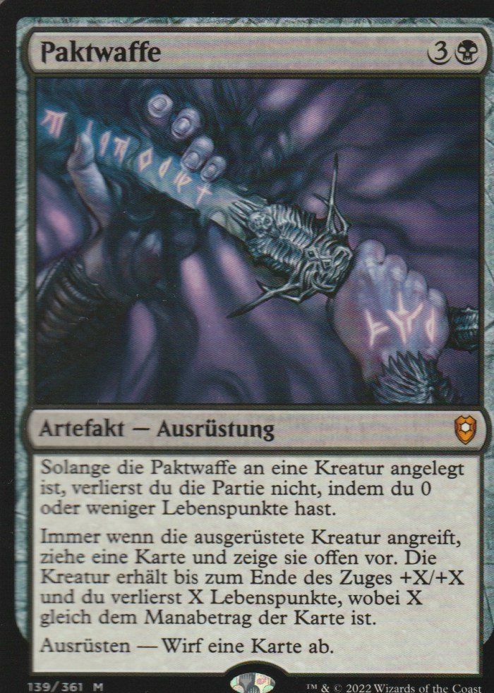 Magic The Gathering Carte collezionabili: TCG Magic The Gathering MTG CLB 139 Paktwaffe – Nuovo (secondo la descrizione) da Vezia venduto da Aquarius_Age