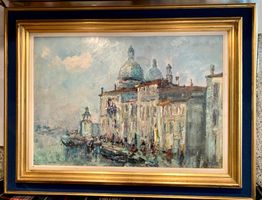 Dipinto a olio su  Venezia – Pittore Adolfo Carducci