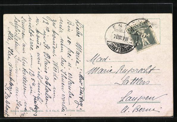 Cartoline postali: AK St. Blaise, Bas du Village – Usato da Berlin venduto da bartko-reher 1