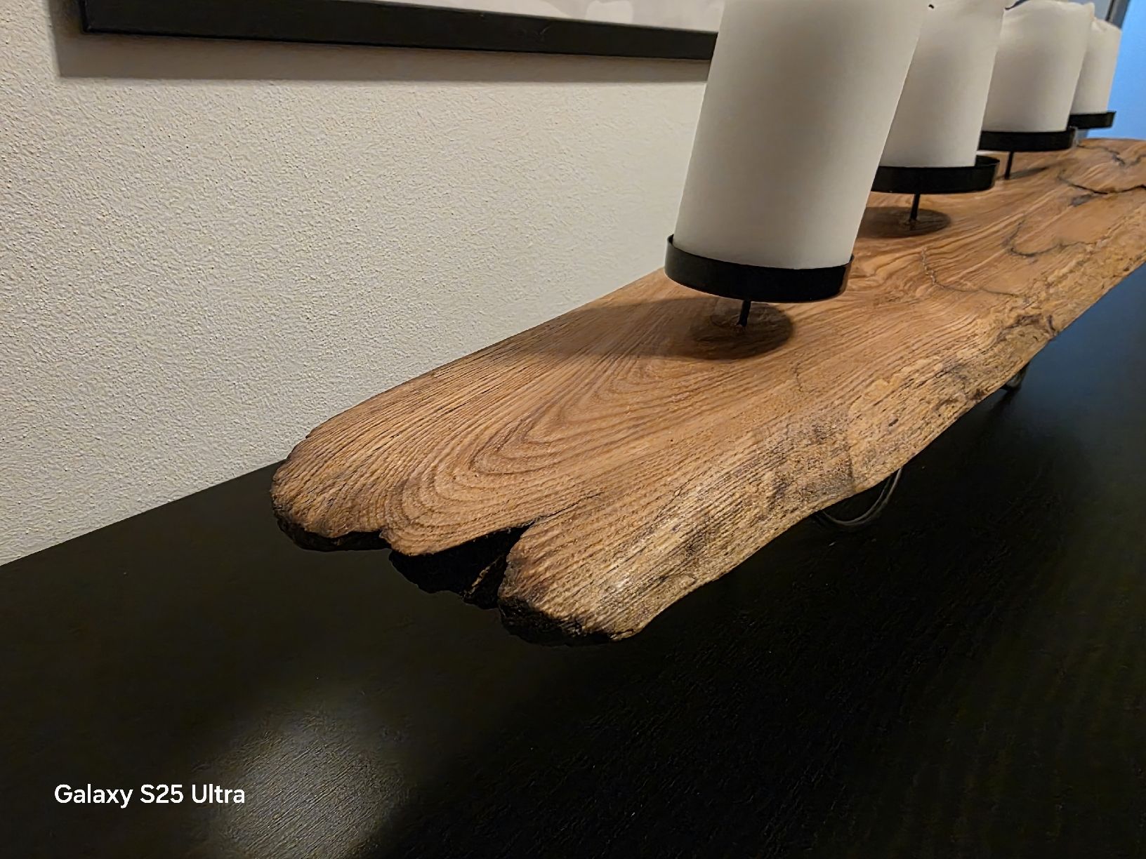 Portacandele: Kerzenständer Holz 4er mit Metallfuss  – Nuovo e nell'imballaggio originale da Mellingen venduto da 81pat 8