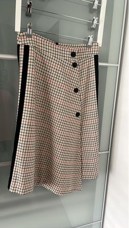 Maje Skirt with Button Detail, Size 38/ S