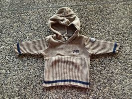 Kapuzen Strickpullover / Hoodie, Gr. 74