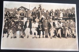 Karte vom Eisfest in Arosa 1928