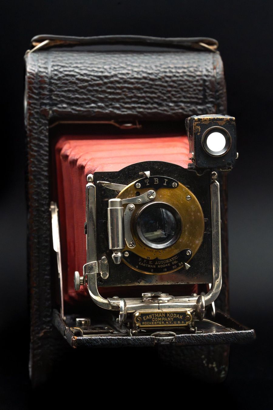 Kodak Fotocamera: Kodak No.3 Folding Pocket Camera Model E2 Bausch Lomb Shutte – Usato da Bern venduto da Shutter-Palace 3