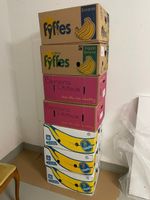 Bananenschachtel Zügeln Umzug praktisch gut