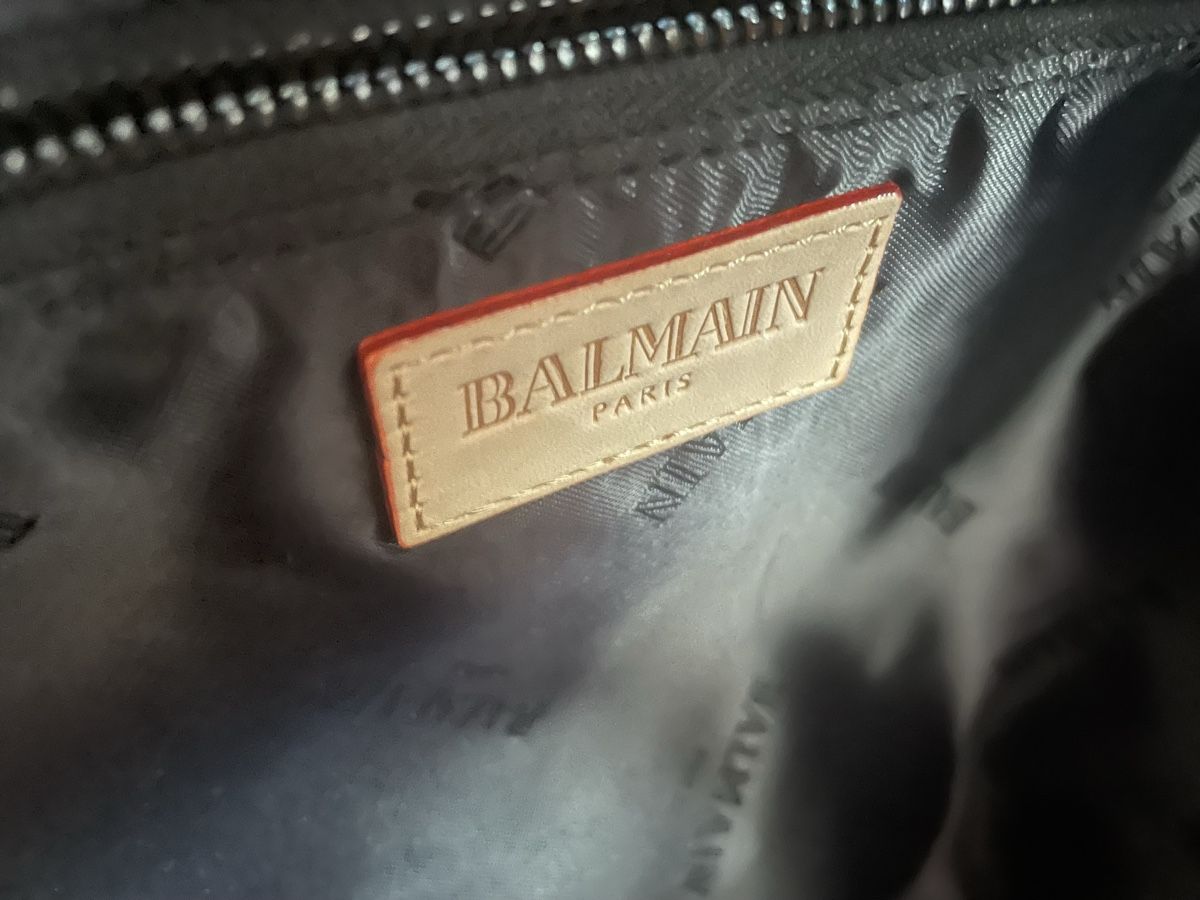 Sacs à dos: Balmain Backpack Black Studded Leather Unisex – Neuf (Voir description) à Zürich par Nat1978 3