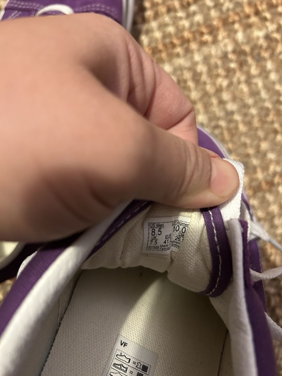Vans Scarpe da uomo: Vans, Violett, wie neu!, Gr. 41 – Nuovo (secondo la descrizione) da Luzern venduto da bettygreen 3