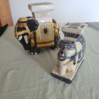 Keramik Elefanten, Vintage