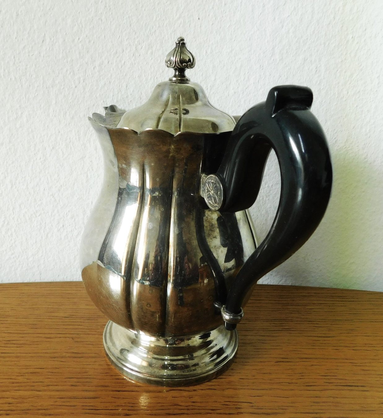 Caraffe: Schöne Vintage Versilberte Kanne Plame – Usato da Emmenbrücke venduto da Ulisse-22 1