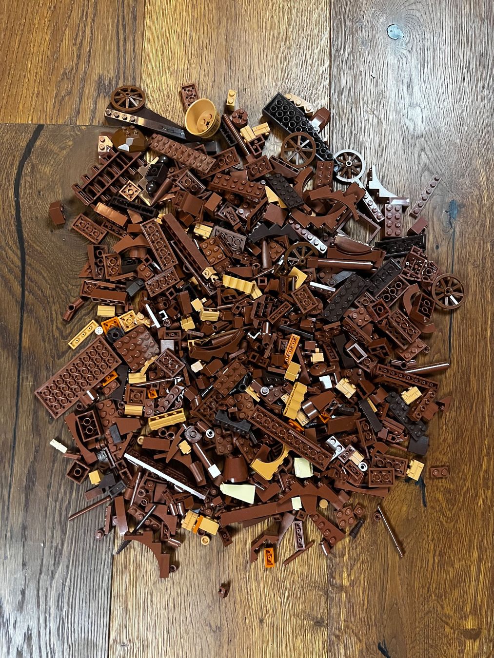 Lego Giocattoli: Lego diverse dunkel braune Teile – Usato da lindau venduto da Technick