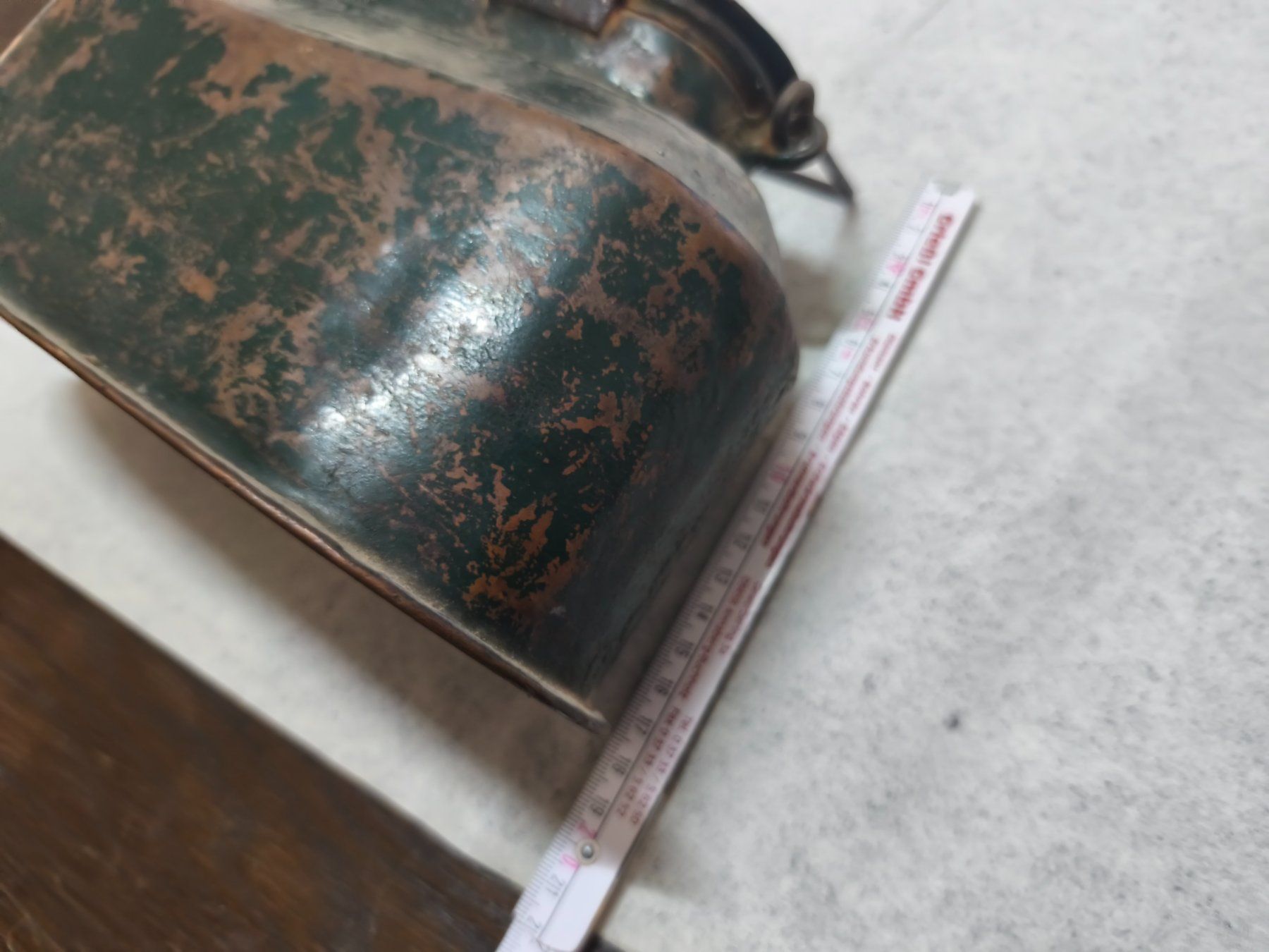 Sonstige antike Technik & Geräte: Alte Eisen-Wärmflasche mit Griff und Ladeluke, 92 – Gebraucht aus Wiedlisbach von ste_t8qh 6