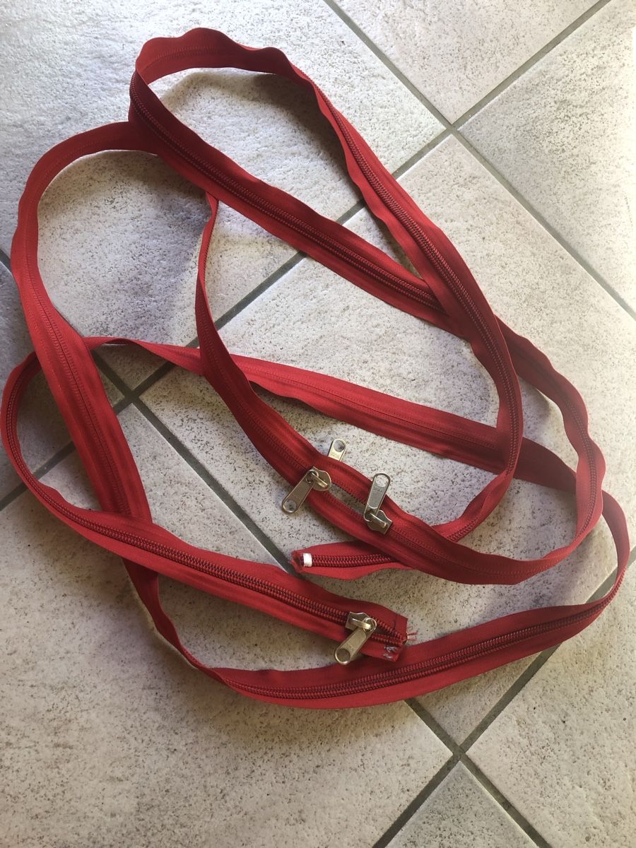 Nastri decorativi: Roter Reissverschluss, Länge 4 Meter – Nuovo (secondo la descrizione) da Eglisau venduto da Vidal_sosun 1