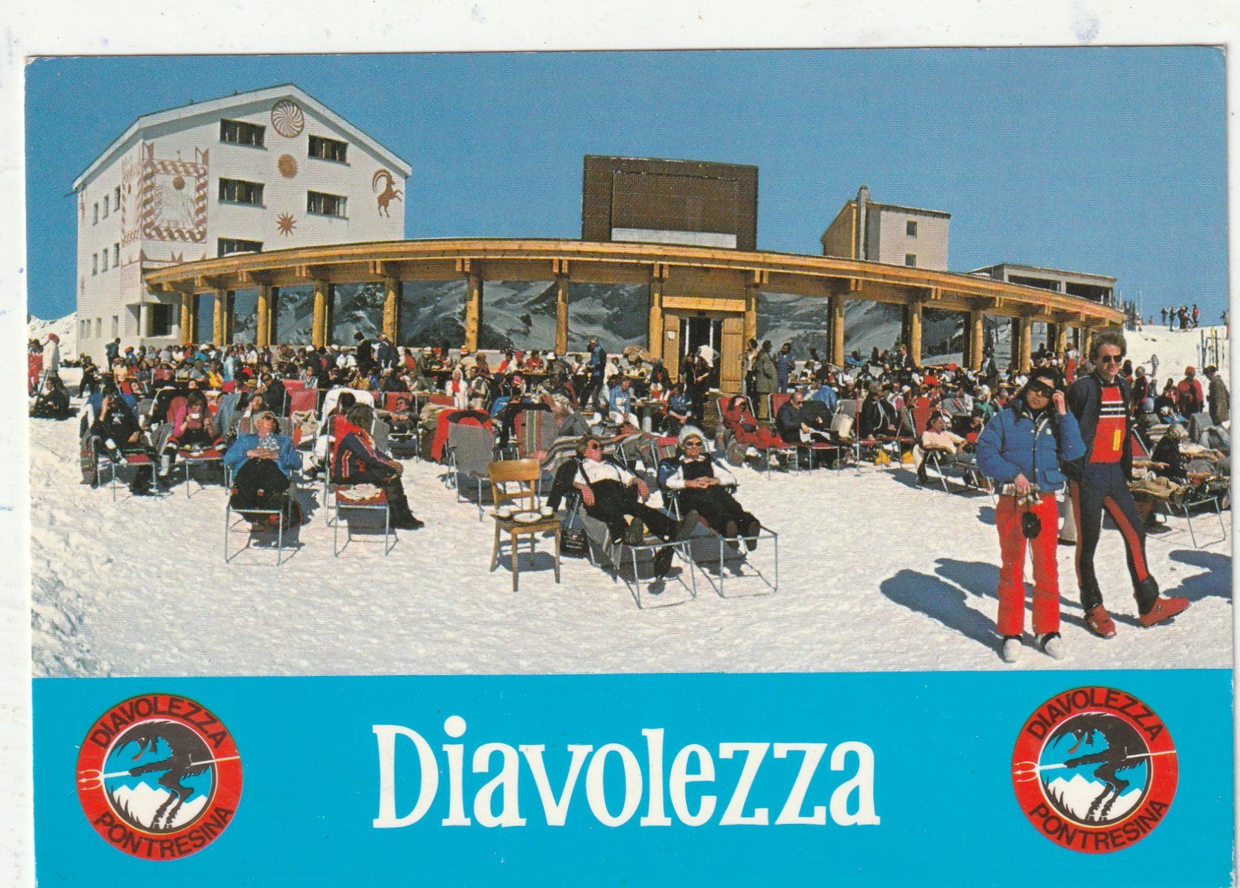 Ansichtskarten: Skiplausch am diavolezza – Gebraucht aus Lumbrein von made02