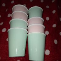 🩷KAFFEEBECHER💚 IM SET💚🩷 PASTELFARBEN ROSA💚🩷 GRÜN