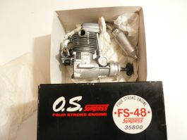 OS FS-48 SURPASS 4 TAKT FLÜGERLI MOTOR NEUWERTIG IN OVP