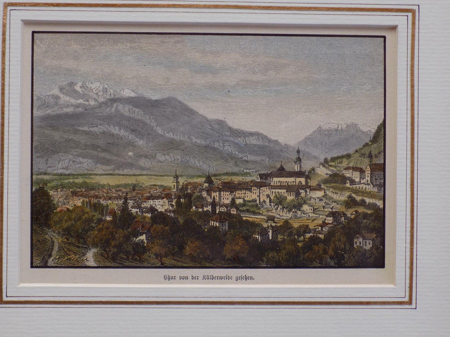 Incisioni: Chur Kälberweide – Usato da Risch venduto da Rischli15 1