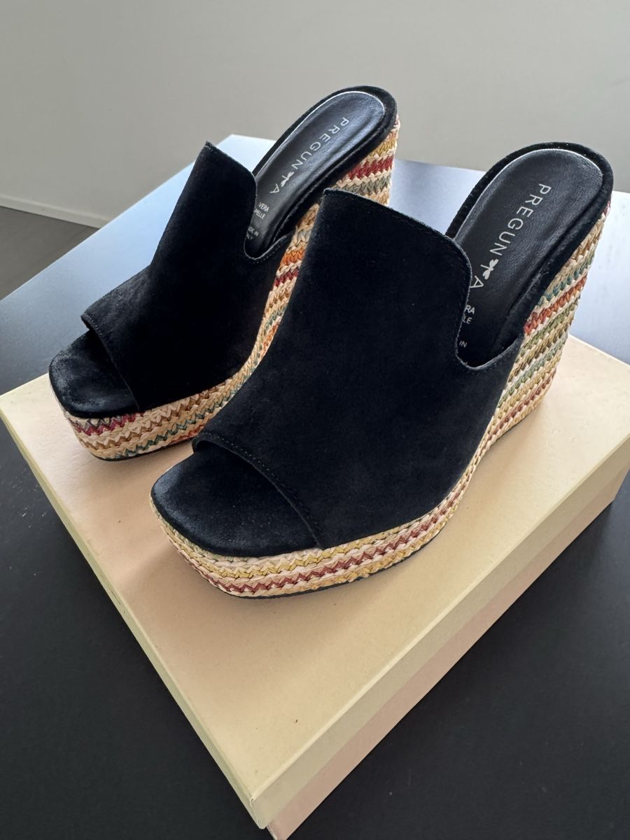 Scarpe da donna: Keilsandalen Gr. 39 Leder/Stroh Pregunta – Nuovo e nell'imballaggio originale da Zürich venduto da Jen10 8