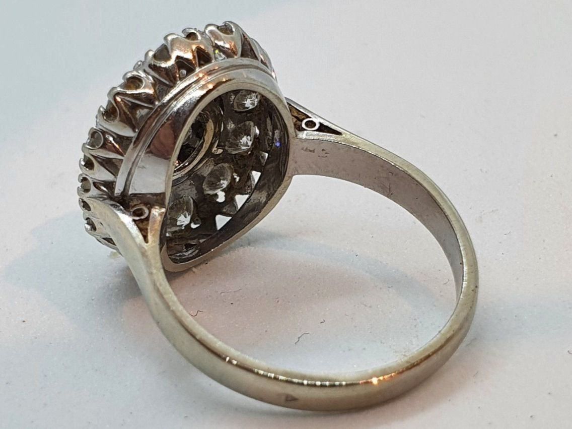 Ringe: Brillant Entourage Weissgold -Traum Ring – Neu (gemäss Beschreibung) aus Unterägeri von Altgoldschmuck 4
