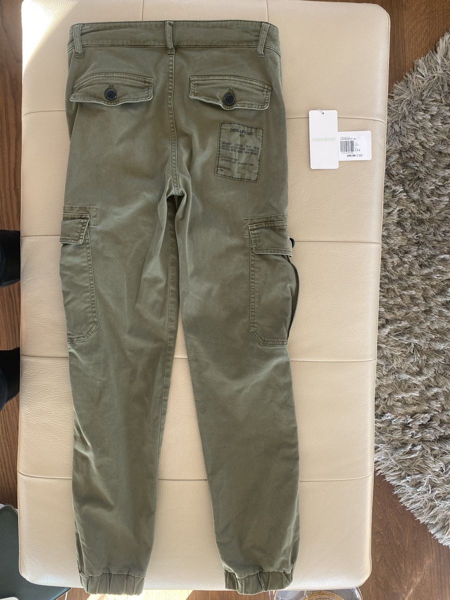 Zadig & Voltaire Pantaloni: Zadig & Voltaire Cargohose olive Size 14A-S – Nuovo (secondo la descrizione) da Meggen venduto da 6003Luzern 7