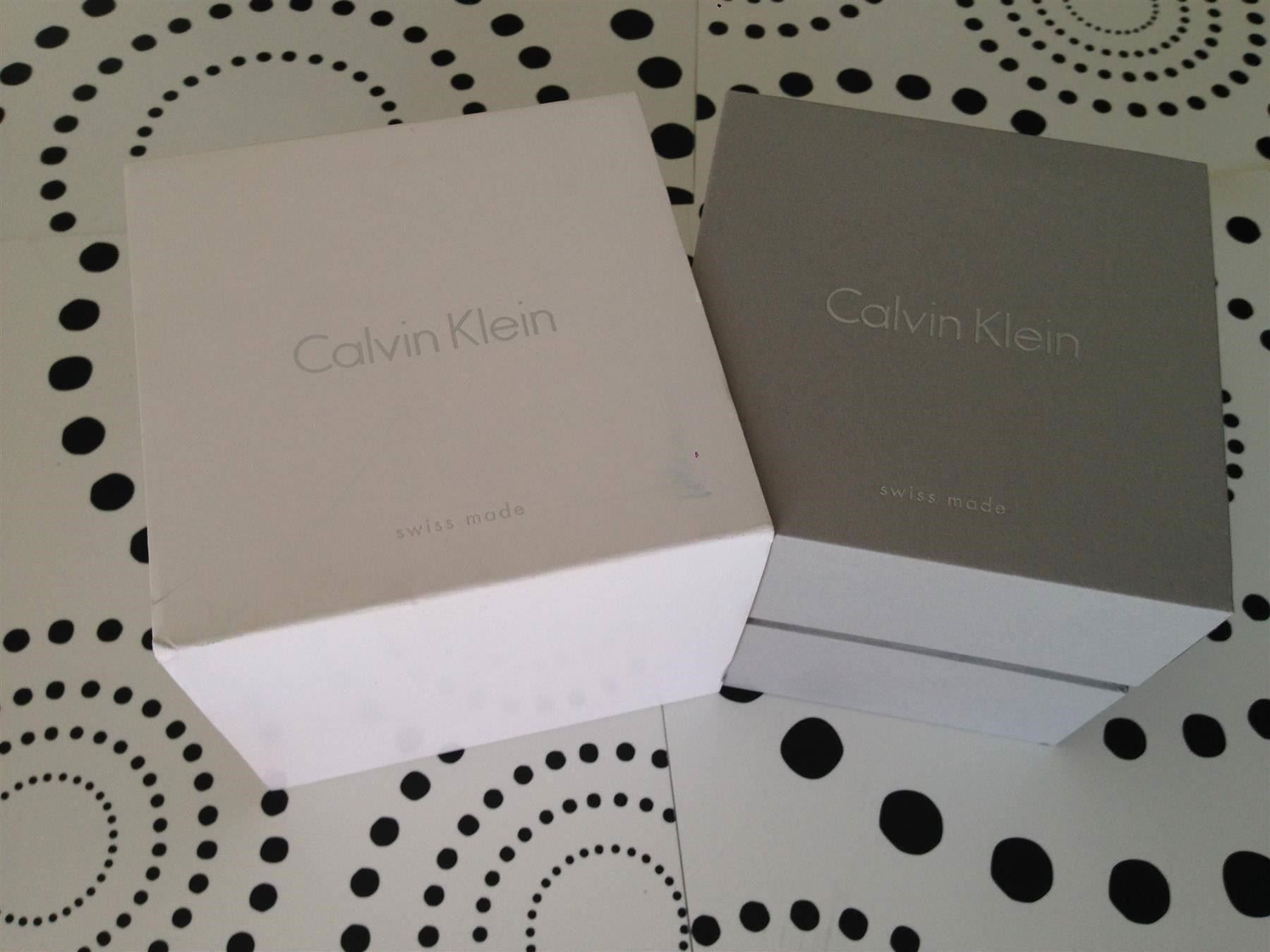 Scatole porta orologi: CK CALVIN KLEIN - WATCH CASE CASE - BOX ECRIN !!! – Nuovo (secondo la descrizione) da Epalinges venduto da dream-watch 4