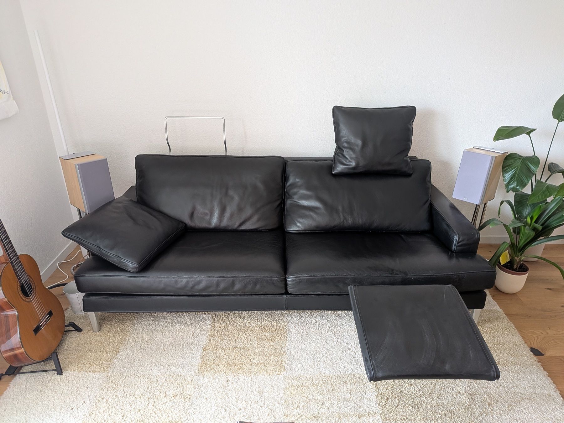 Divani: FSM Designersofa "Clarus" in schwarzem Leder – Usato da Kreuzlingen venduto da fix_wn55 1