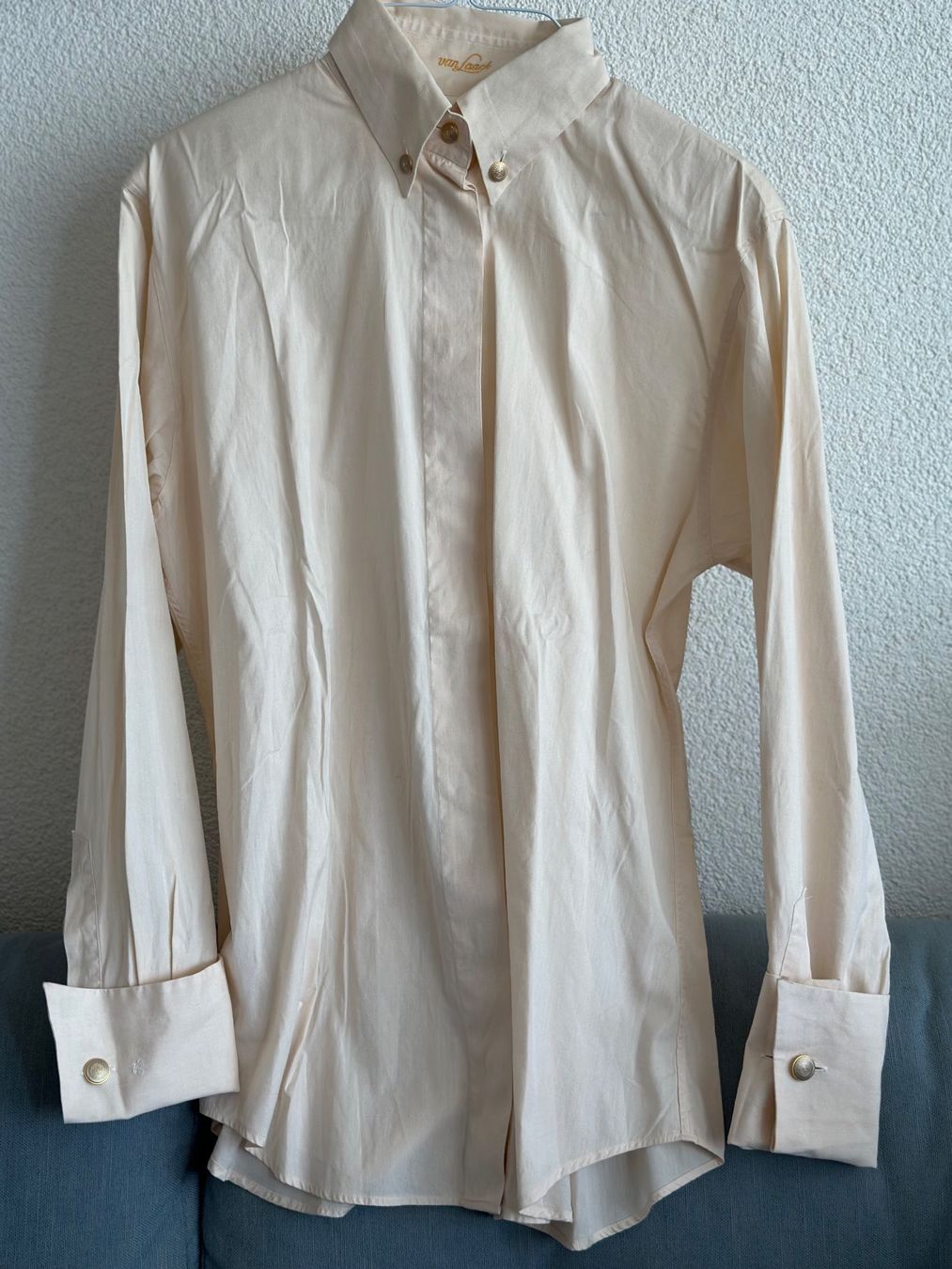 Van Laack Camicette: Edle Damenbluse 36 vanLaack lachsfarben – Usato da Rothenburg venduto da wer_g9fd