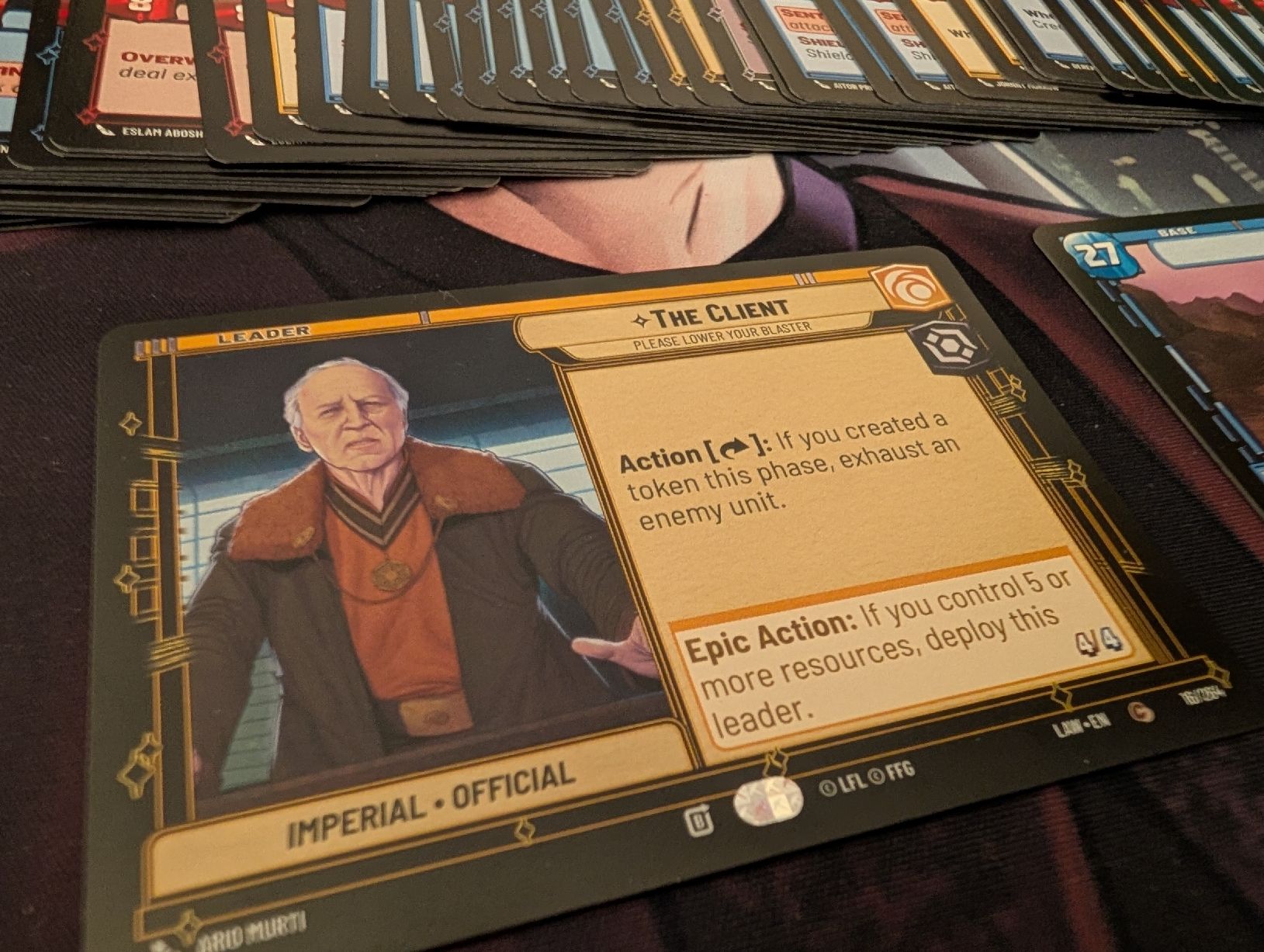 Giochi: Star Wars Unlimited Deck - The Client – Usato da Niederwangen BE venduto da Nimonsta