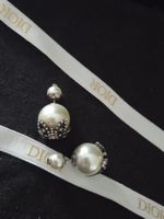 Original Dior Tribales Ohrringe in Weiss, Top Zustand!