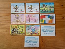 CH-Briefmarkenheftli gestempelt Zustand gemäss Bilder