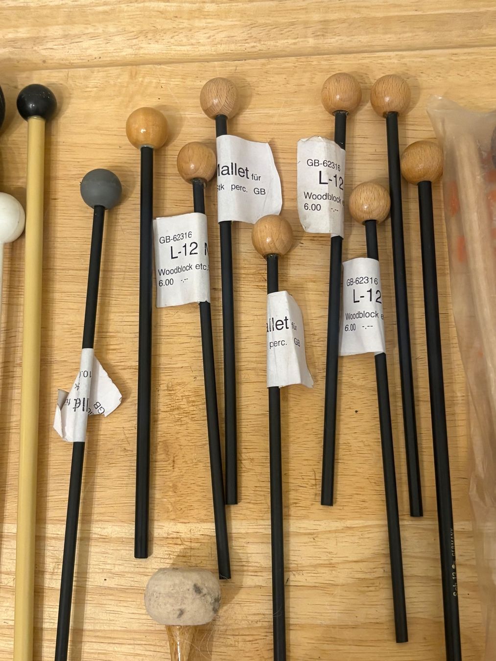 Strumenti musicali: Diverse Mallets/Schlägel Sammlung - Top Zustand! – Nuovo (secondo la descrizione) da Frick venduto da Rukki 2