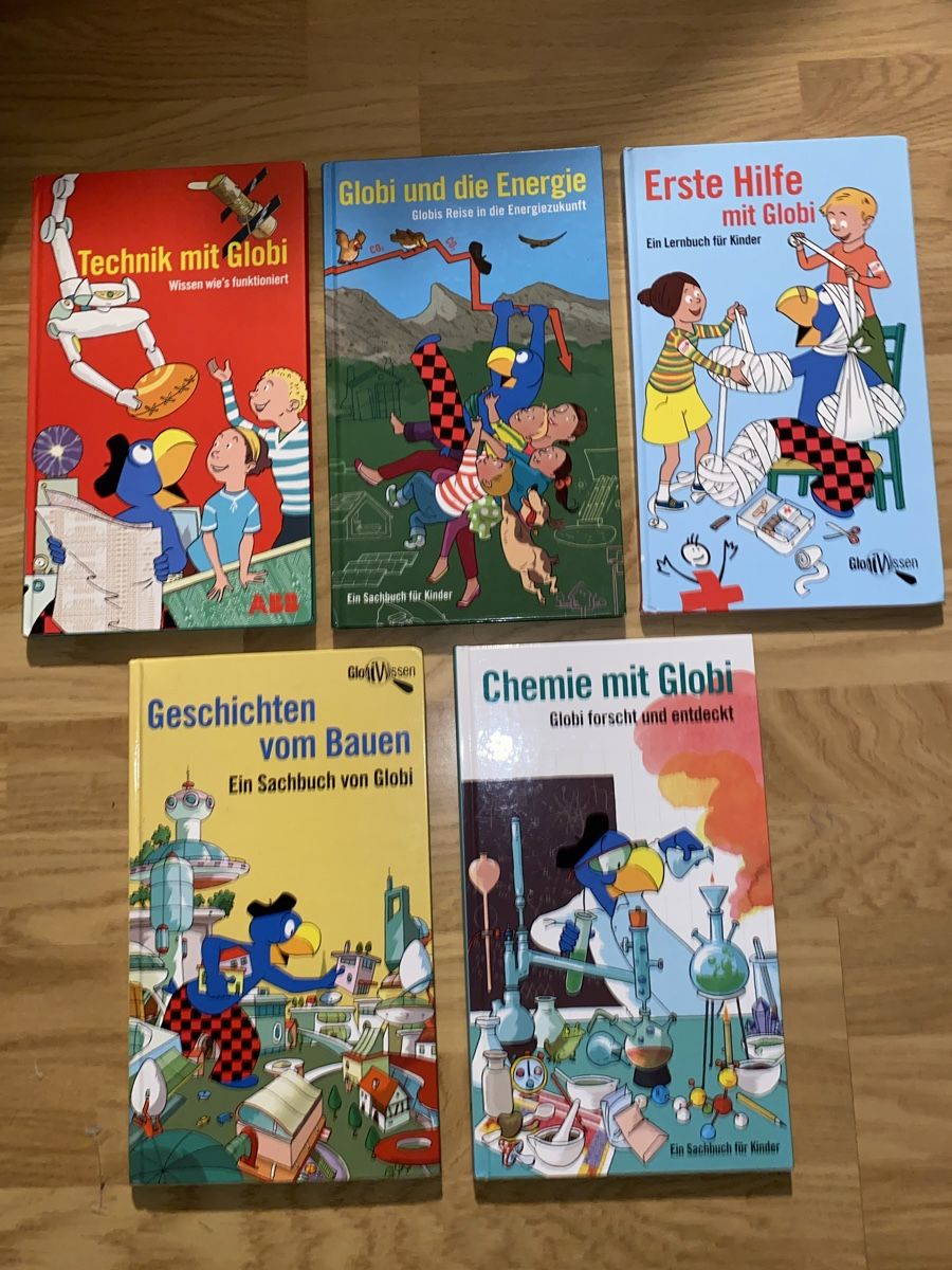 Bücher: 5 Spezielle GLOBI BÜCHER zu einem Preis !!!!! – Gebraucht aus Bauma von vorsteg01