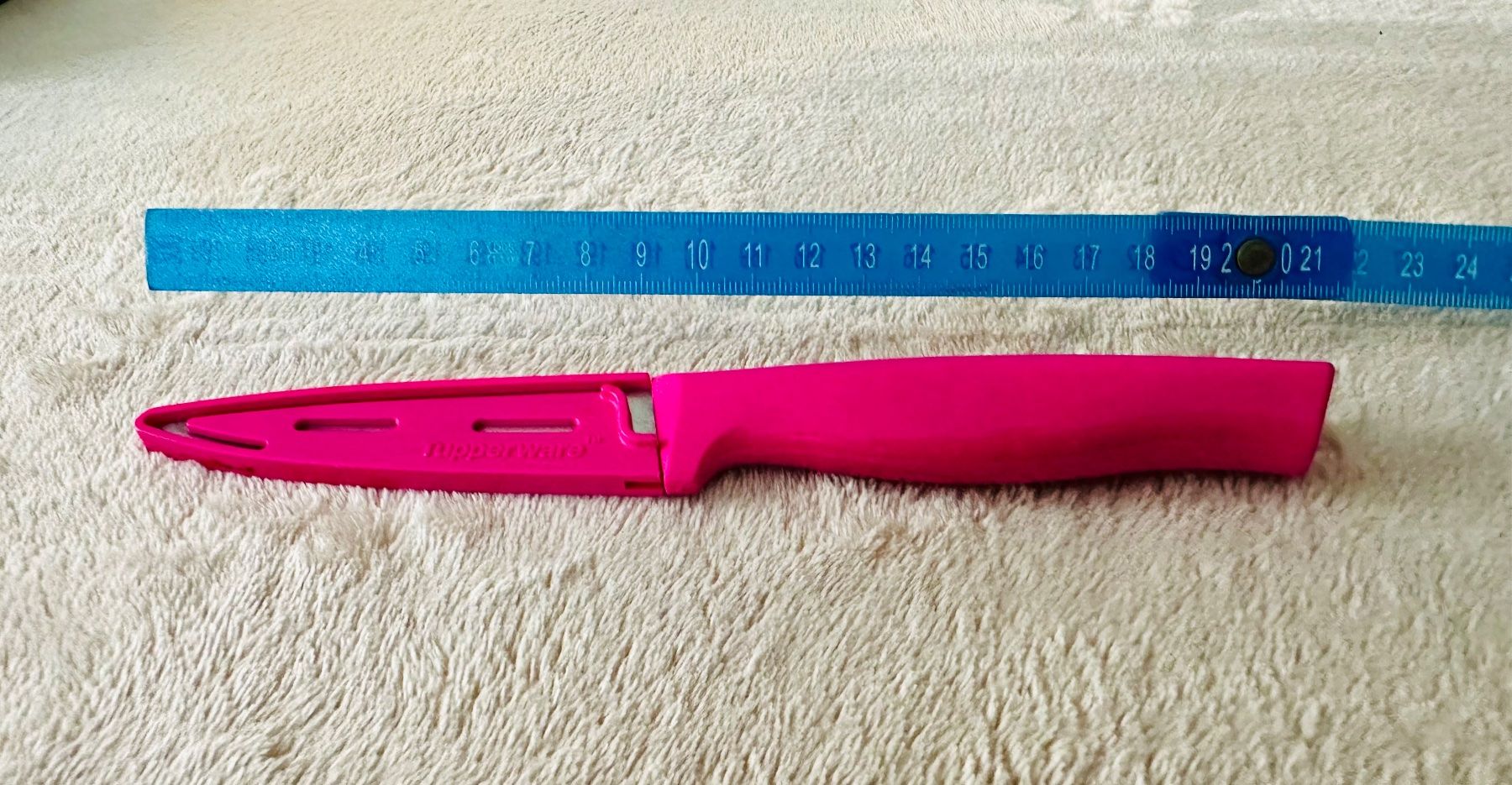 Tupperware Coltelli da cucina: Tupperware Küchenmesser/Gemüsemesser, pink – Nuovo (secondo la descrizione) da Wallbach venduto da paxnic 2