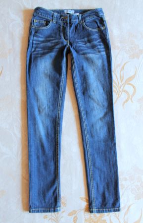 Bonprix b.p.c. * Slim JEANS  mit Stickerei  152  Neu