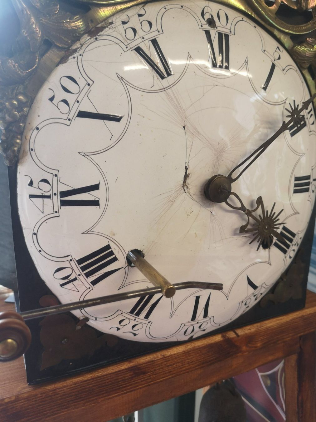 Orologi da terra & Orologi da parete: Très  ancienne belle comtoise Soleil – Usato da Boudry venduto da Philippe5161 7