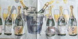 Serviette champagne party (1354) 2Stk.