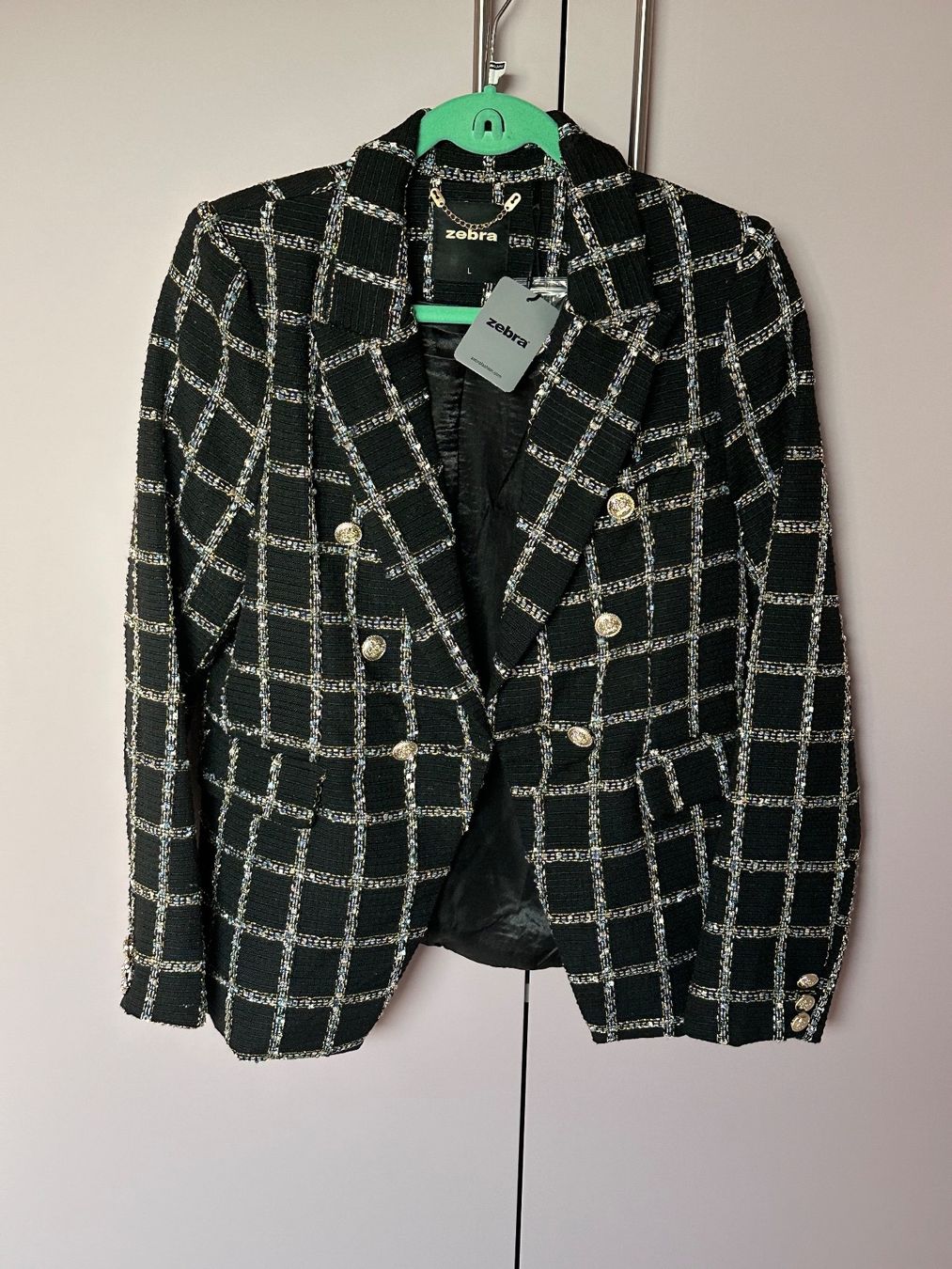 Zebra Giacche: Zebra Blazer Tweed schwarz Gr. L – Nuovo e nell'imballaggio originale da Hägendorf venduto da Moro143