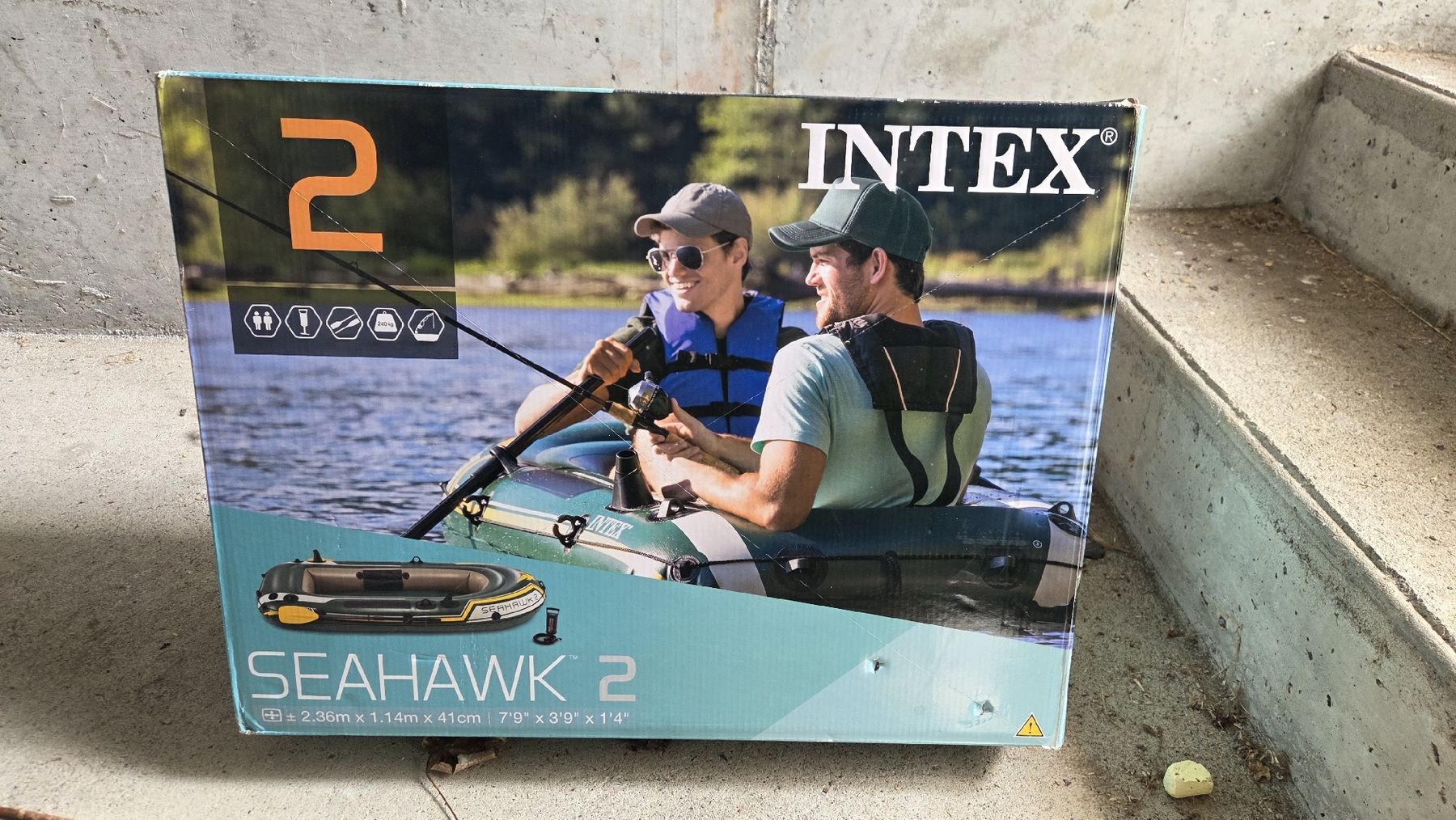 Boote: INTEX SEAHAWK 2 Schlauchboot 236x114x41cm – Gebraucht aus Schwanden b. Brienz von veloso_nuno 1
