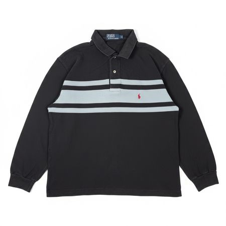 Polo Ralph Lauren Manches Longues Noir & Gris - XL #50