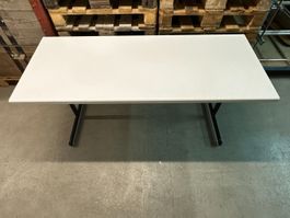 Klapptisch massiv Metallgestell 150 x 60 x 70.5 cm