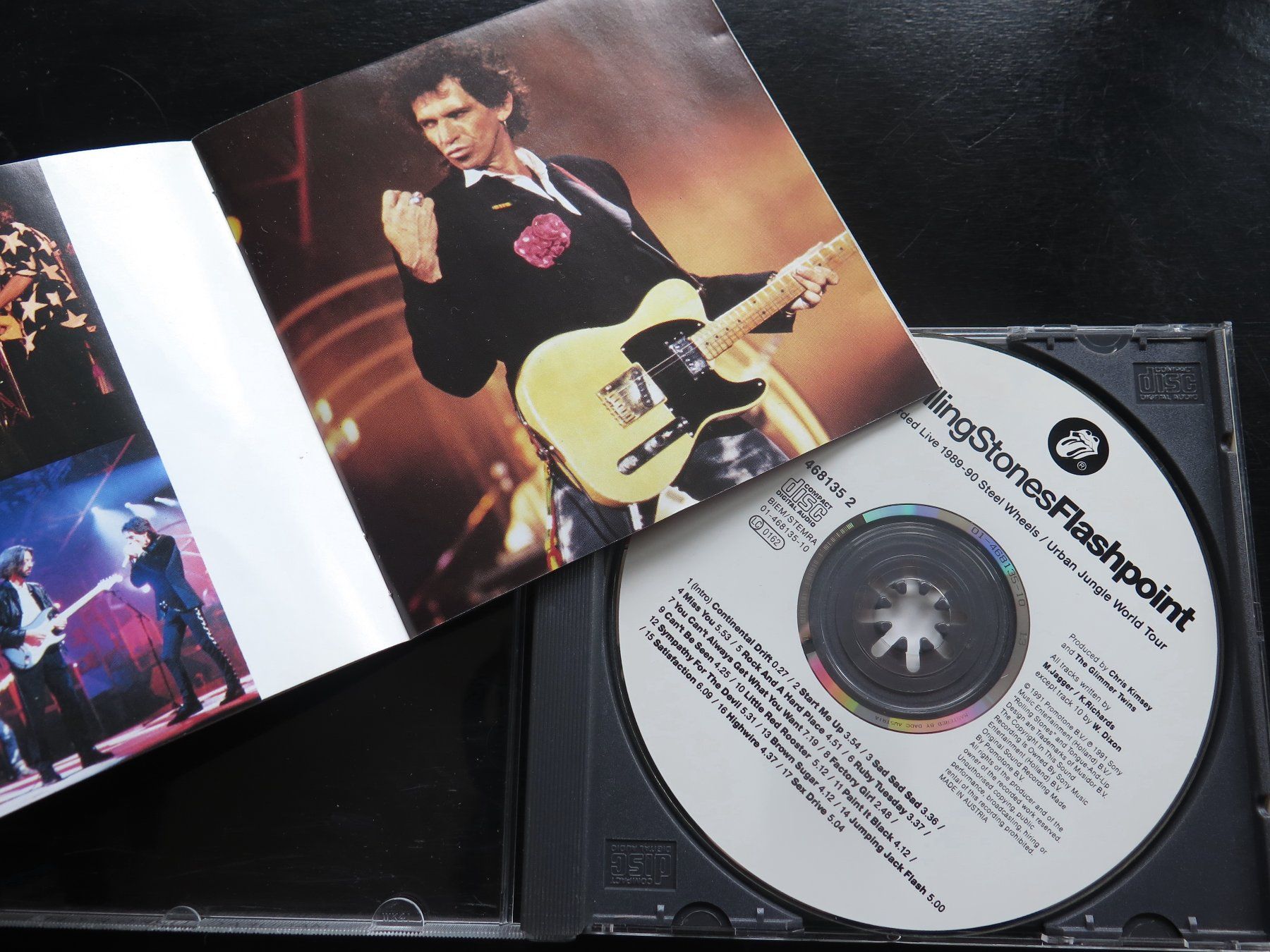CD: (p) CD ROLLING STONES: Flashpoint, live 89/90 – Usato da Bern venduto da Balzamico 2