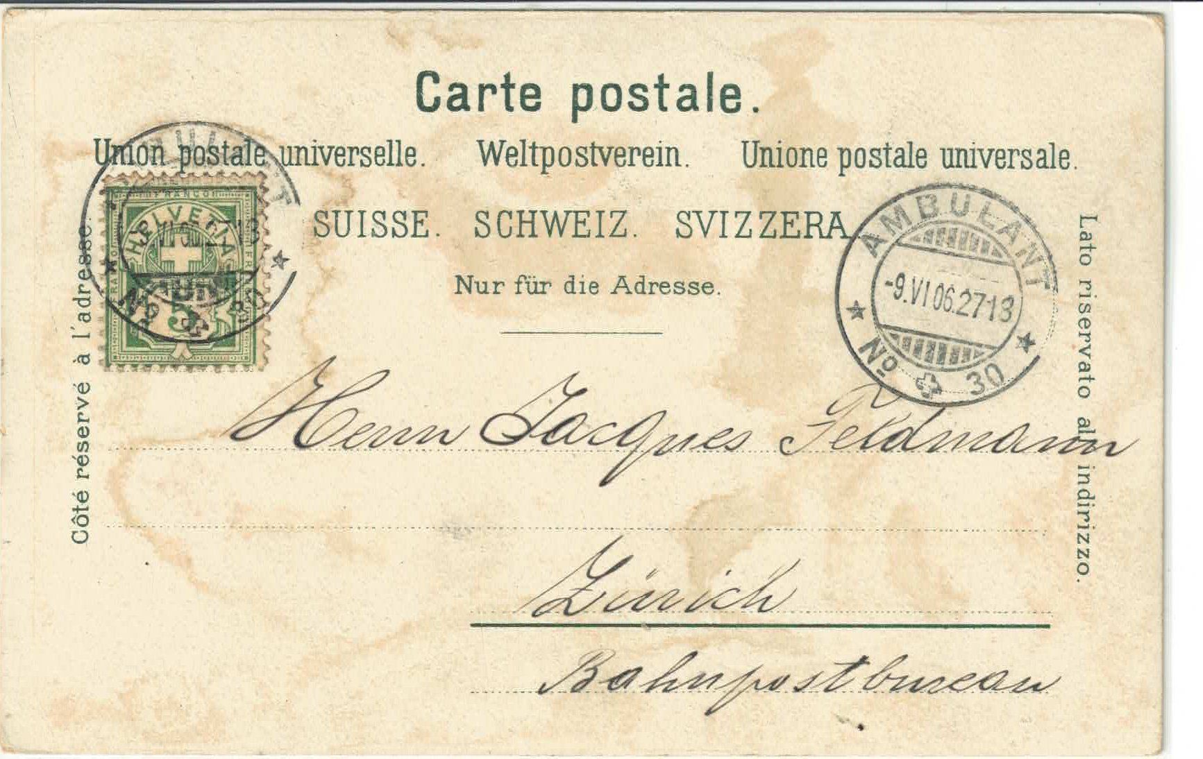 Cartoline postali: St. Gallen - Schweizer Bankverein – Usato da Ettingen venduto da Kartenplanet 1
