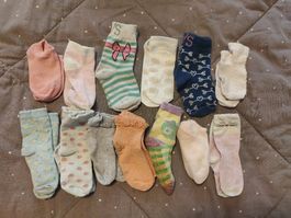 Socken Set gemischt Grösse 23-26 Mädchen 