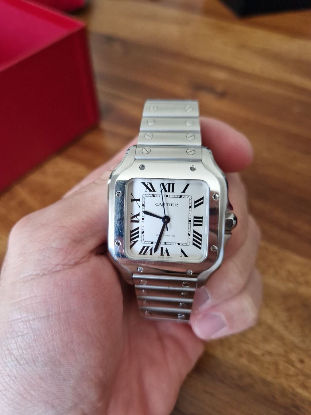 Cartier Orologi: Santos De Cartier Medium (WSSA0029) – Usato da Schaffhausen venduto da m_h2cq 2